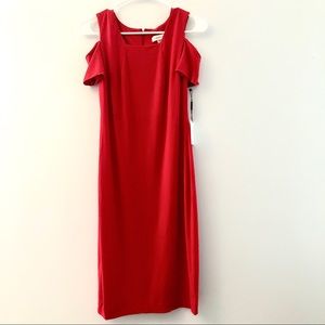 Calvin Klein Red Dress Midi